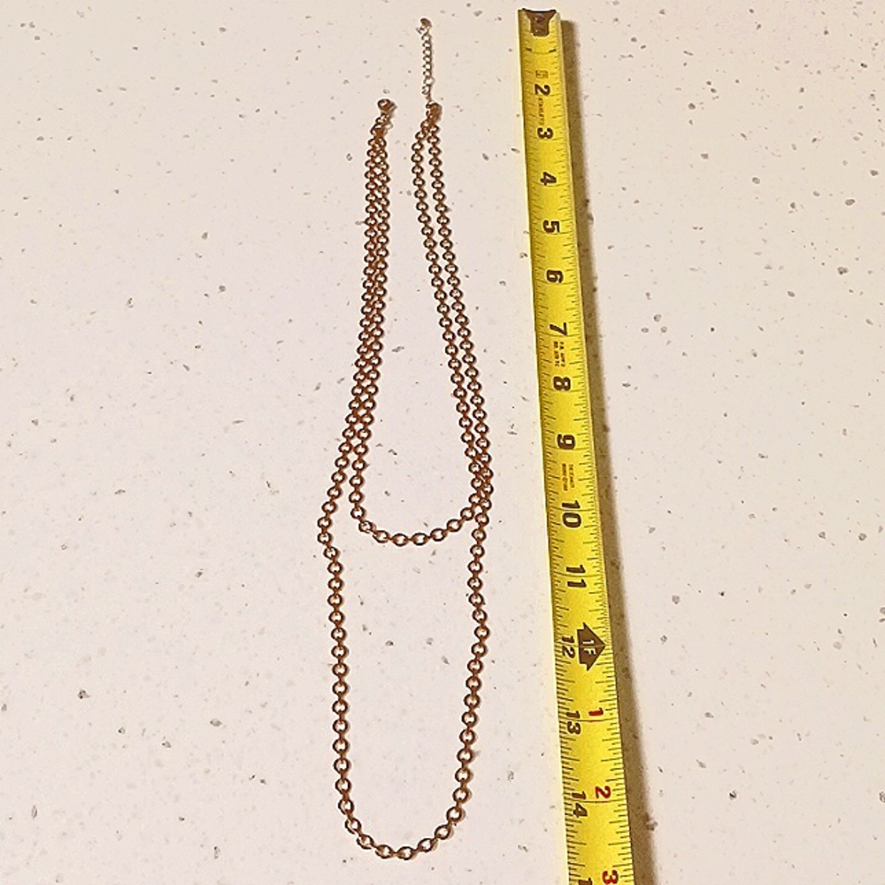 Gold Tone Rollo Necklace - Picture 5 of 5